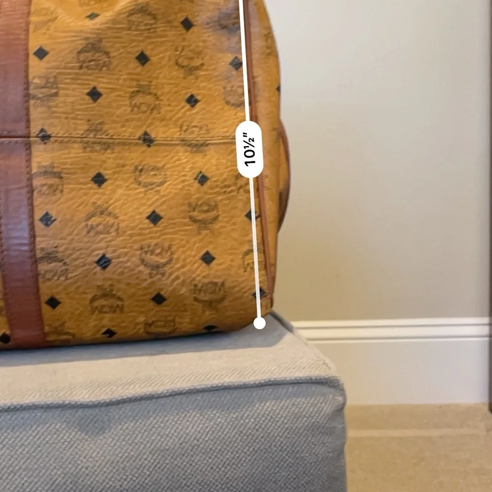 MCM large Brown Monogram Bag